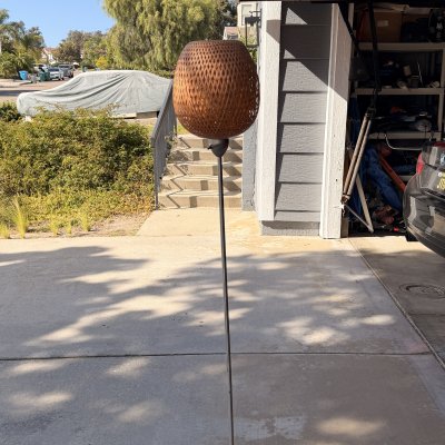 Warm light bamboo Floor Lamp